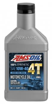 AMSOIL 10W40 100% Synthetic 4T Performance Motorcycle Oil | MC4