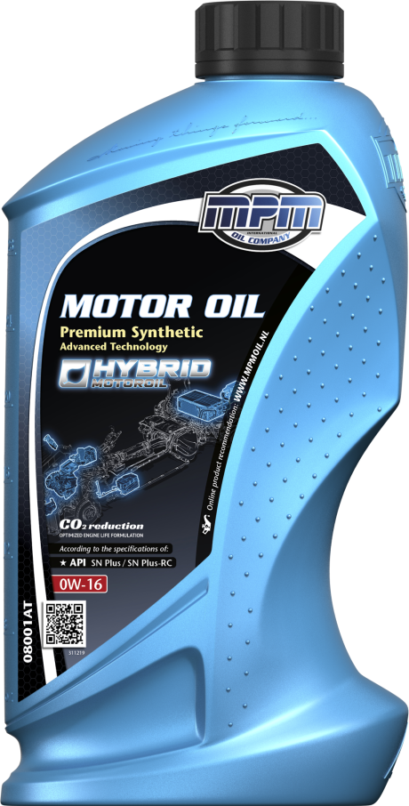 MPM Motor Oil 0W16 Premium Synthetic Advanced Technology
