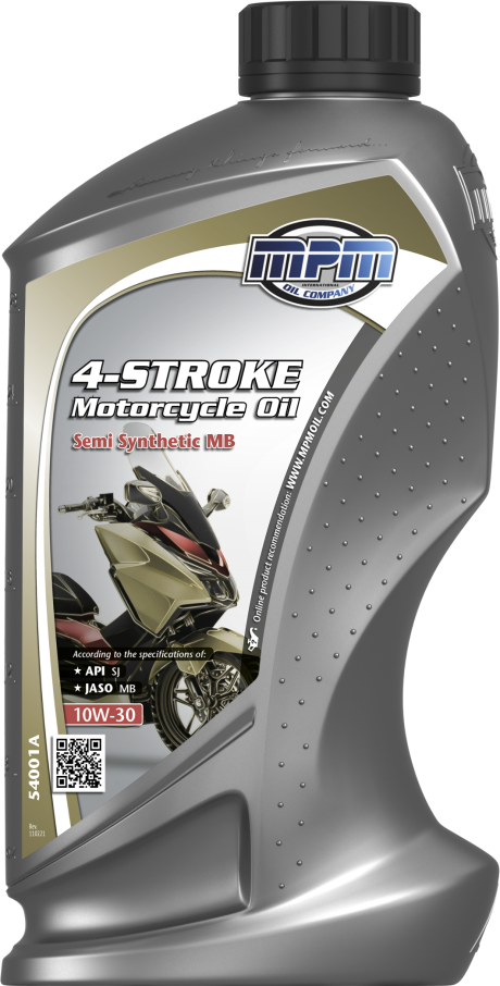 MPM 4-Stroke 10W30 Motorcycle Oil Semi Synthetic MB