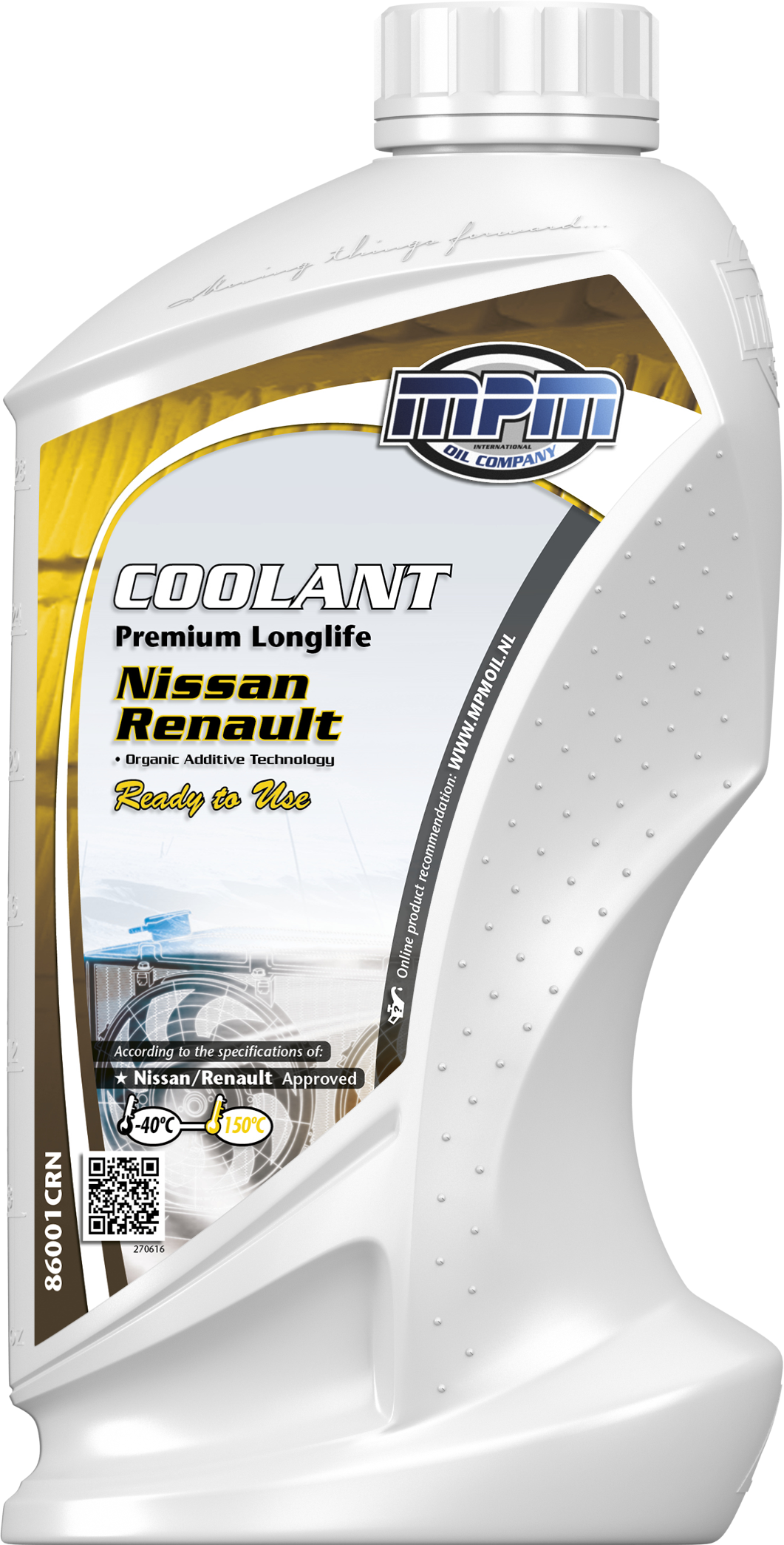 MPM Coolant -40°C Renault / Nissan Premium Longlife Ready to Use