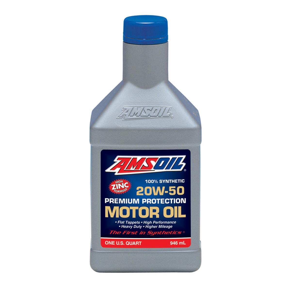 AMSOIL SAE 20W50 Premium Protection Synthetic Motor Oil