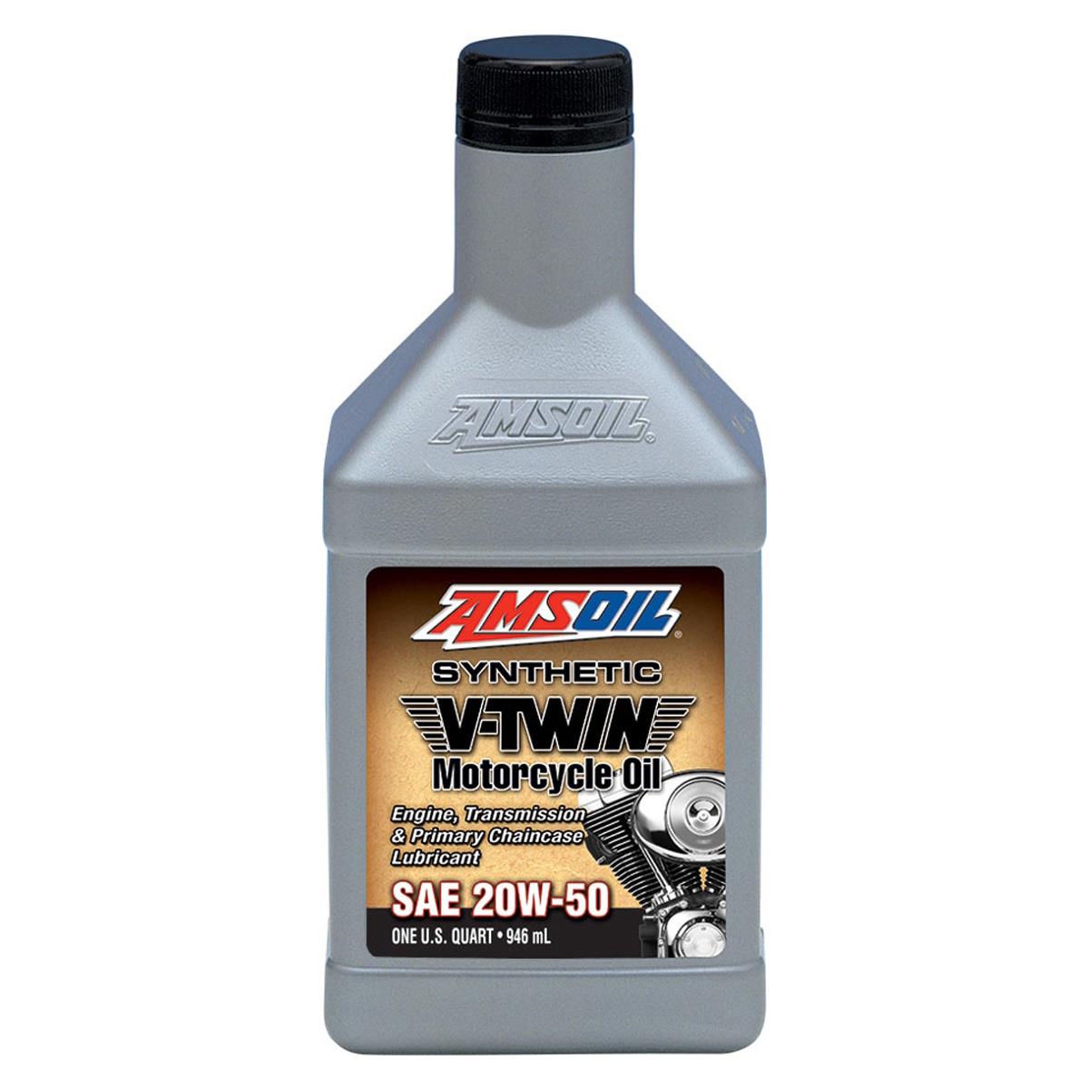 AMSOIL 20W50 100% Synthetic V-Twin Motorcycle Oil
