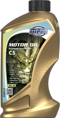 MPM Motor Oil 0W20 Premium Synthetic C5 | 1 l