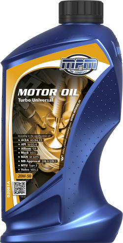 MPM Motor Oil 20W50 Turbo Universal | 1 l