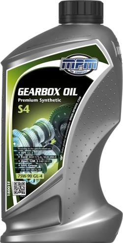 MPM Gearbox Oil 75W90 GL-4 Prem Synth S4 | 1 l