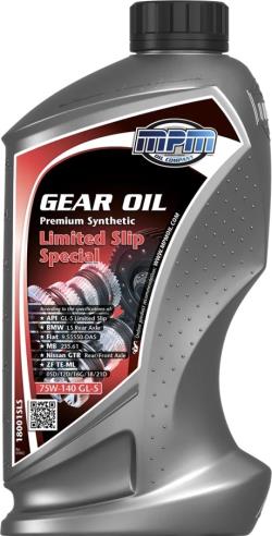 MPM Gearbox Oil 75W140 GL-5 Prem Synth LS Special | 1 l