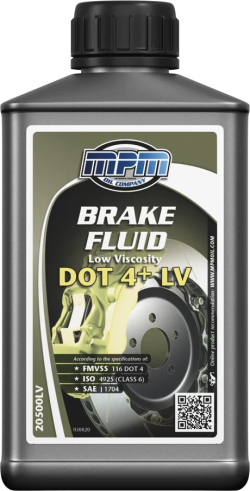 MPM Brake Fluid Low Viscosity DOT 4+ LV | 0,25 l