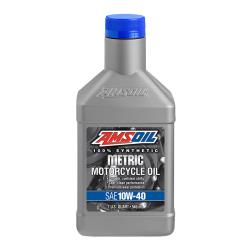 AMSOIL 10W40 100% Synthetic Metric Motorcycle Oil | 1 qt